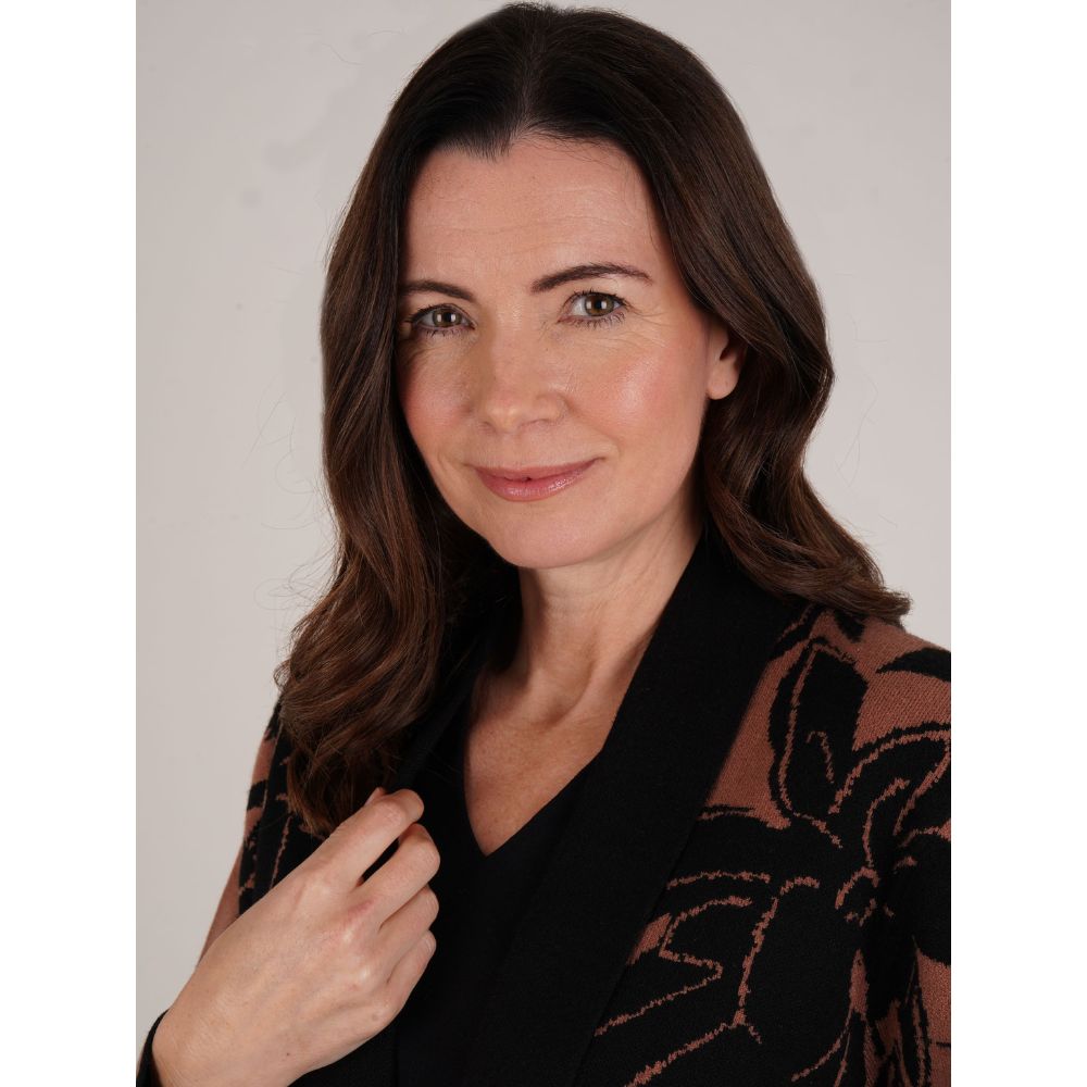 Tigi Longline Floral Cardigan - Brown