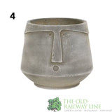 Woodlodge 25cm Mind Face Pot (Choice of 4)