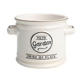T&G Woodware 10cm White Pride of Place Herb Garden Planter