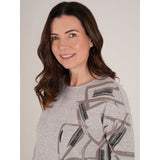 Tigi One Side Stripe Design Top - Grey