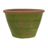 Woodlodge 23cm Bouquet Terracotta Pot - Green