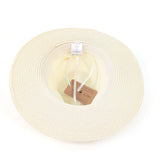 Black Ginger 57cm Natural Jewel Band Panama Foldable Hat