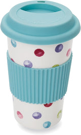 Cooksmart Spotty Dotty Ceramic Travel Mug
