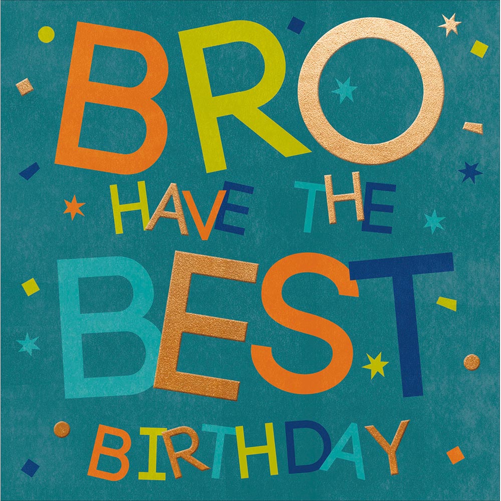 Woodmansterne Brother Have the Best Birthday Card