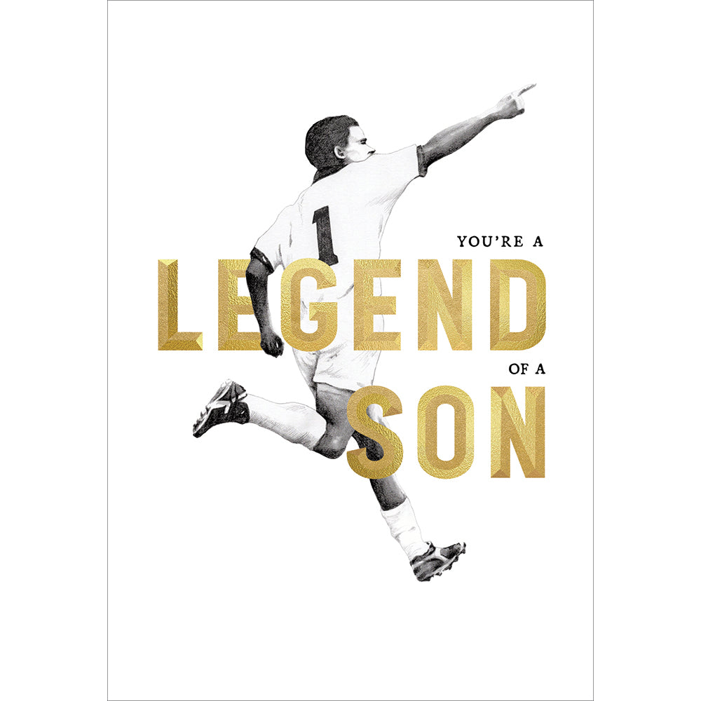 Woodmansterne Legend Son Football Card