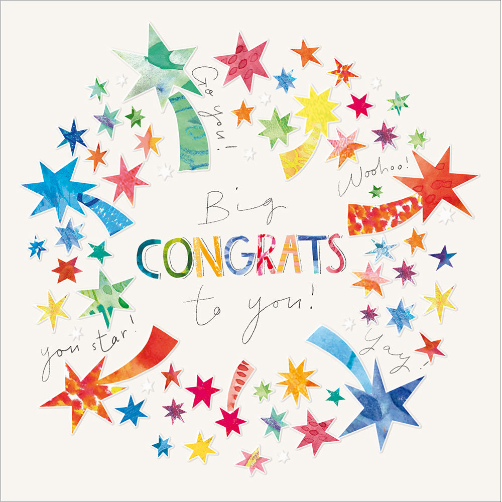 Woodmansterne Big Congrats to You Congratulations Card