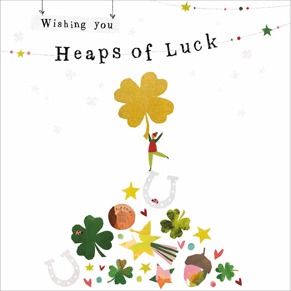Woodmansterne Lucky Symbols Good Luck Card