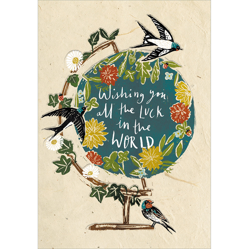 Woodmansterne All the Luck in the Word Good Luck Card