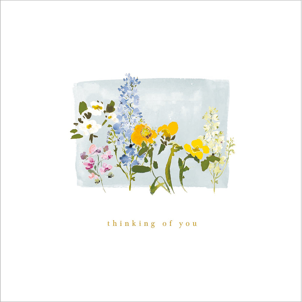 Woodmansterne Floral Think of You Card