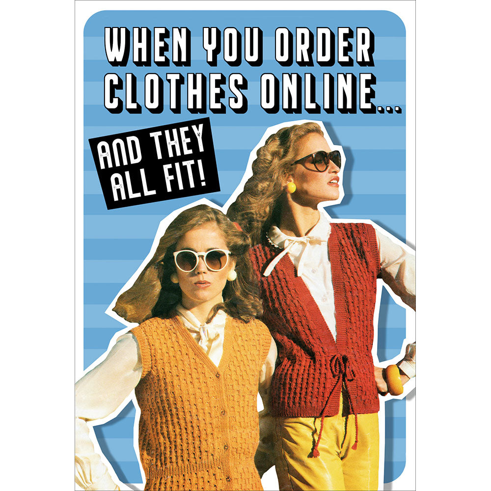 Woodmansterne Two Ladies in Sunglasses Funny Blank Card