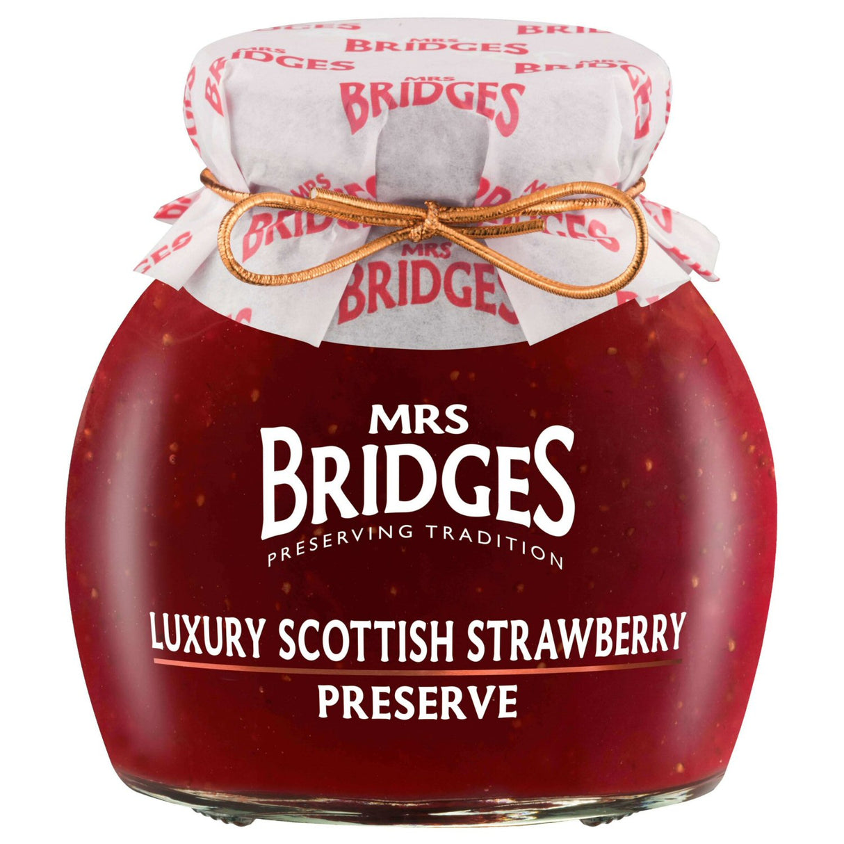 Mrs Bridges 340g Luxury Scottish Strawberry Preserve