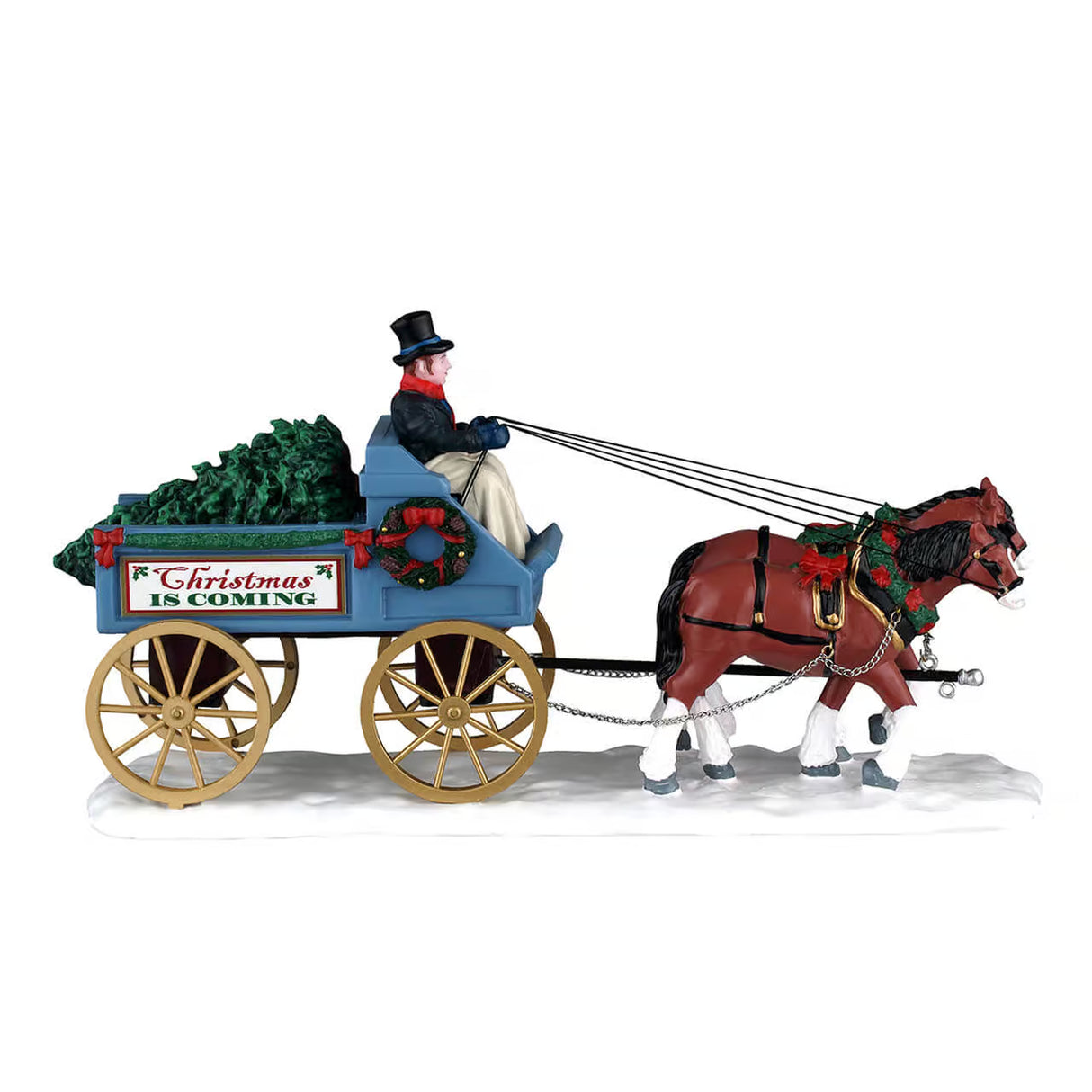 Lemax Caddington Village 21.5cm Christmas Is Coming Figure - 63816