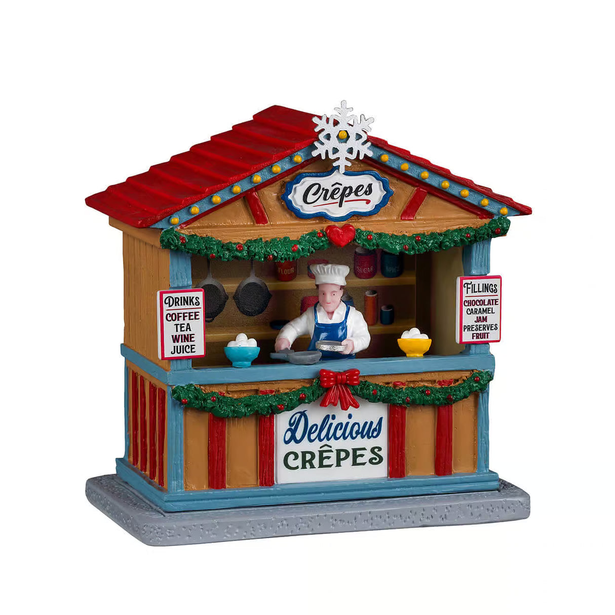 Lemax Caddington Village 11.3cm Crepes Christmas Scene - 63828
