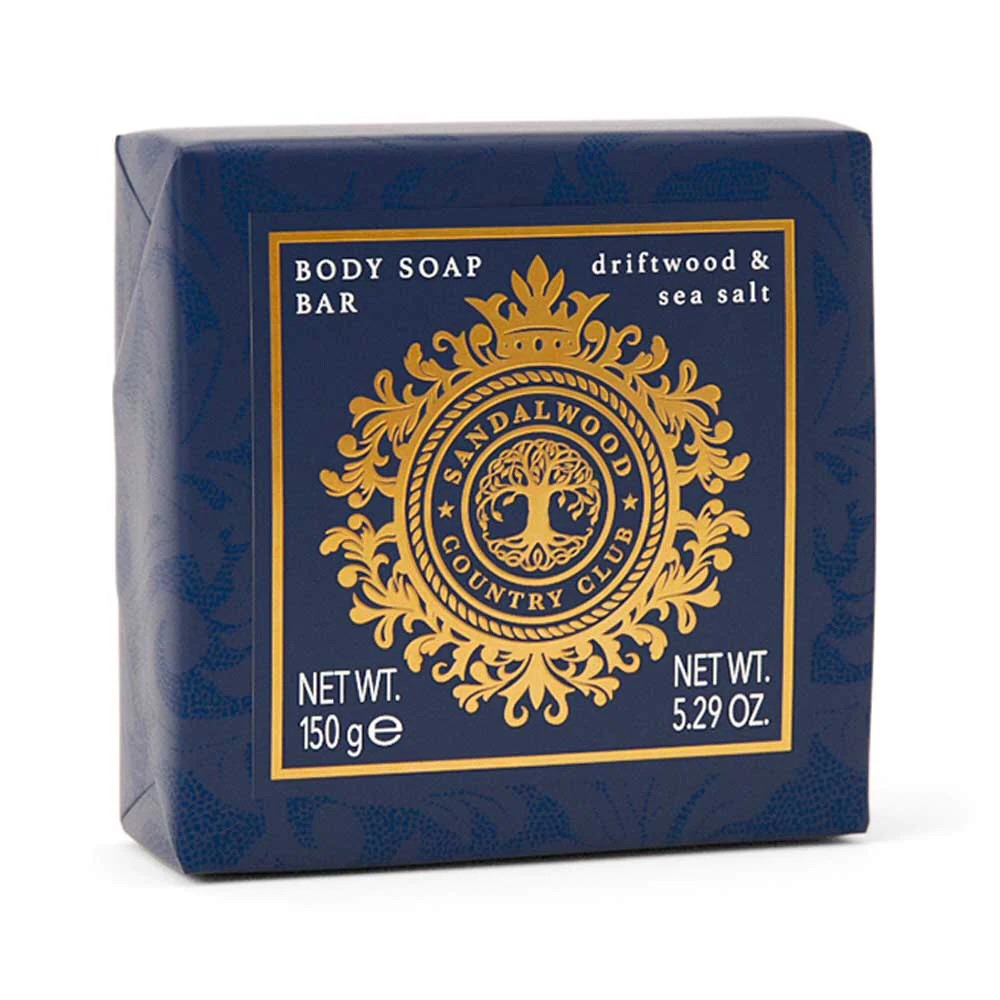 Sandalwood Country Club 150g Driftwood & Sea Salt Soap Bar