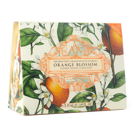 Aromas Artesanales De Antigua Orange Blossom Luxury Travel Set (4 x 50ml)