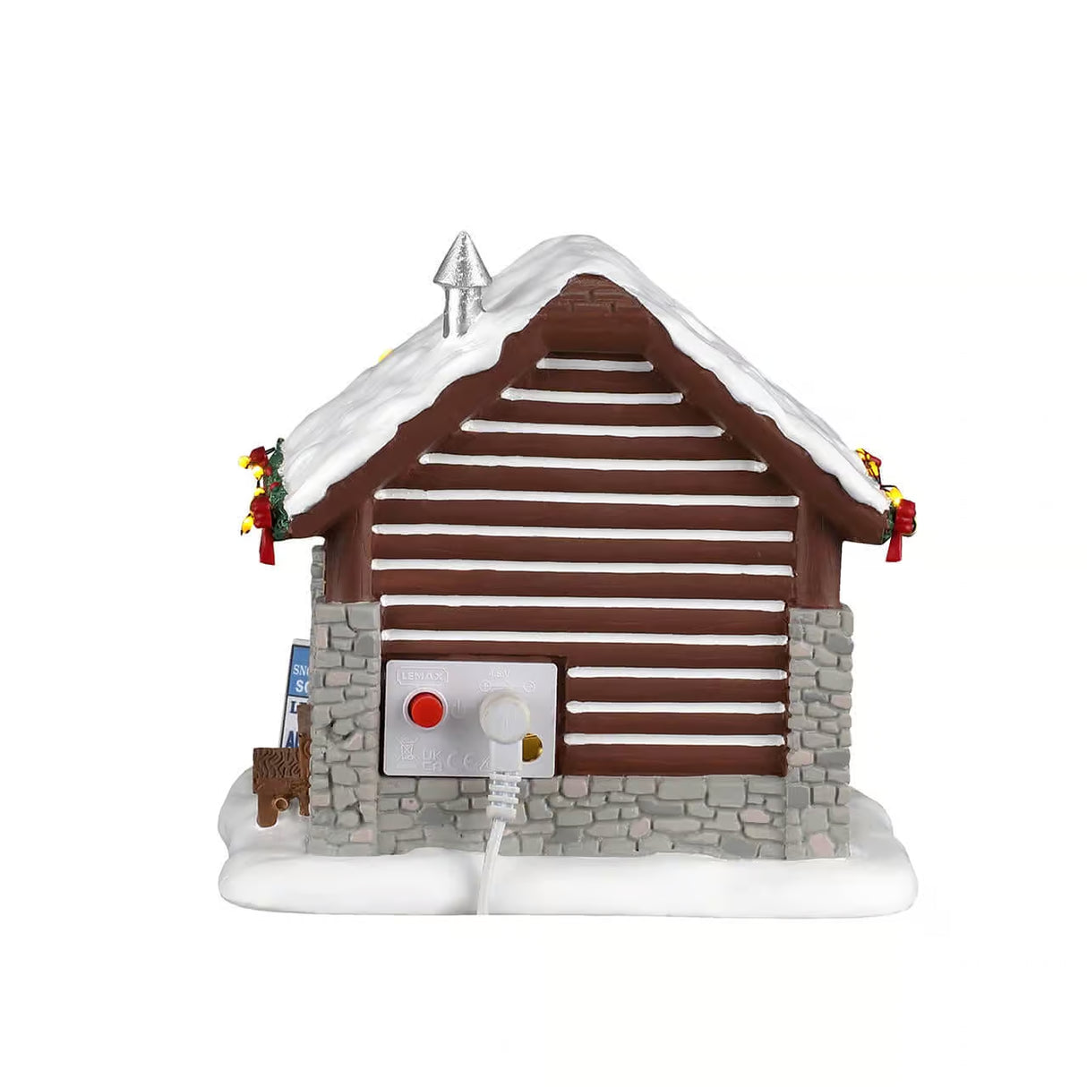 Lemax Vail Village 12.5cm Ski & Snowboard School Christmas Village Scene - 64685