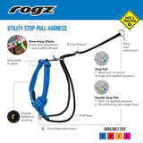 Rogz Stop Pull Dog Harness Yellow - Large