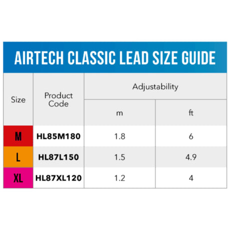 Rogz 1.5m Airtech Classic Lead Rock Red Dog Lead - Large