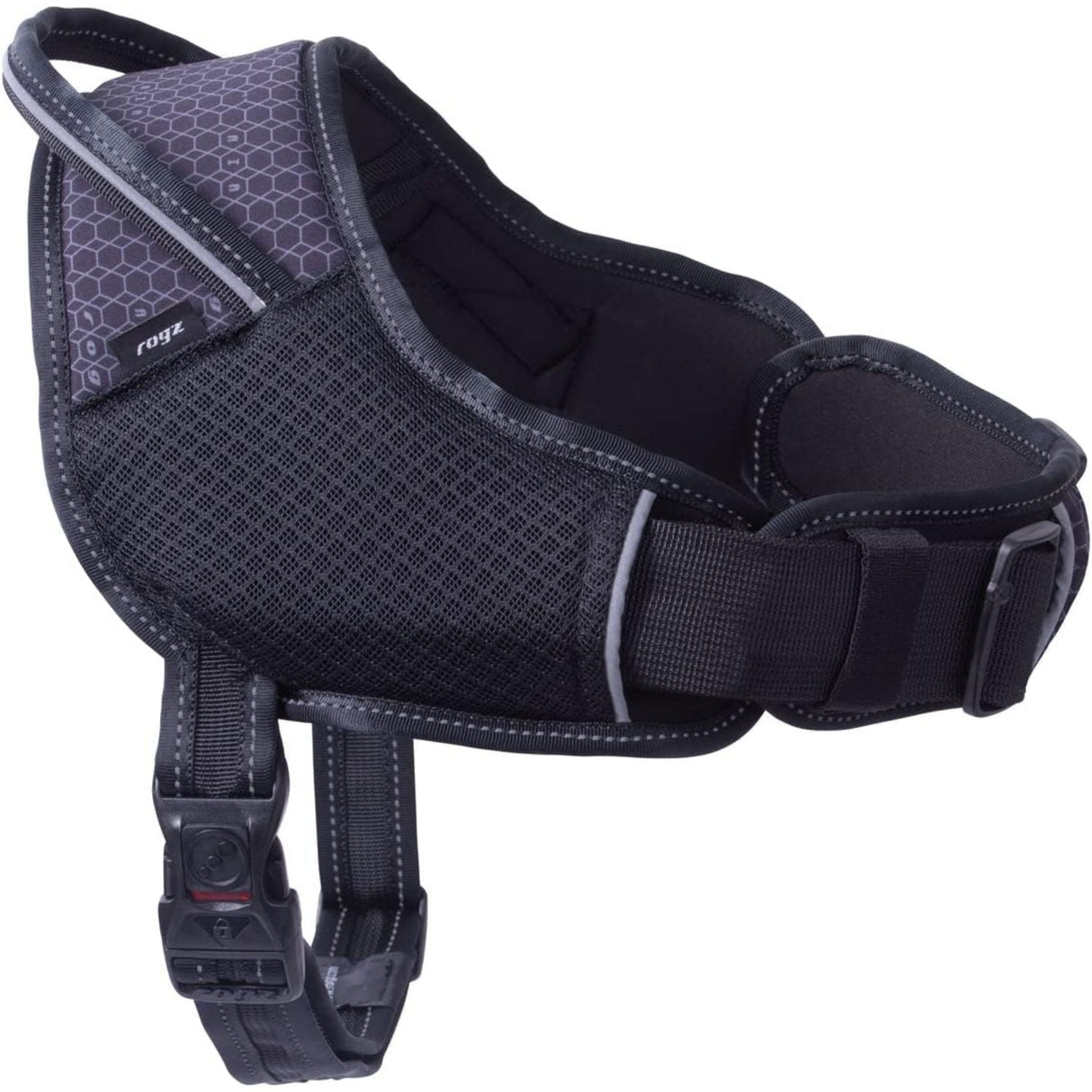 Rogz Airtech Sport Dog Harness Black - Medium/Large