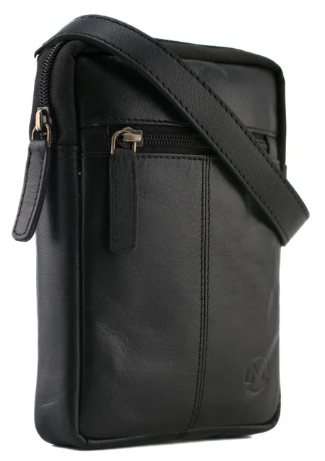 Mala Leather Toro Small Leather Travel Bag - Black