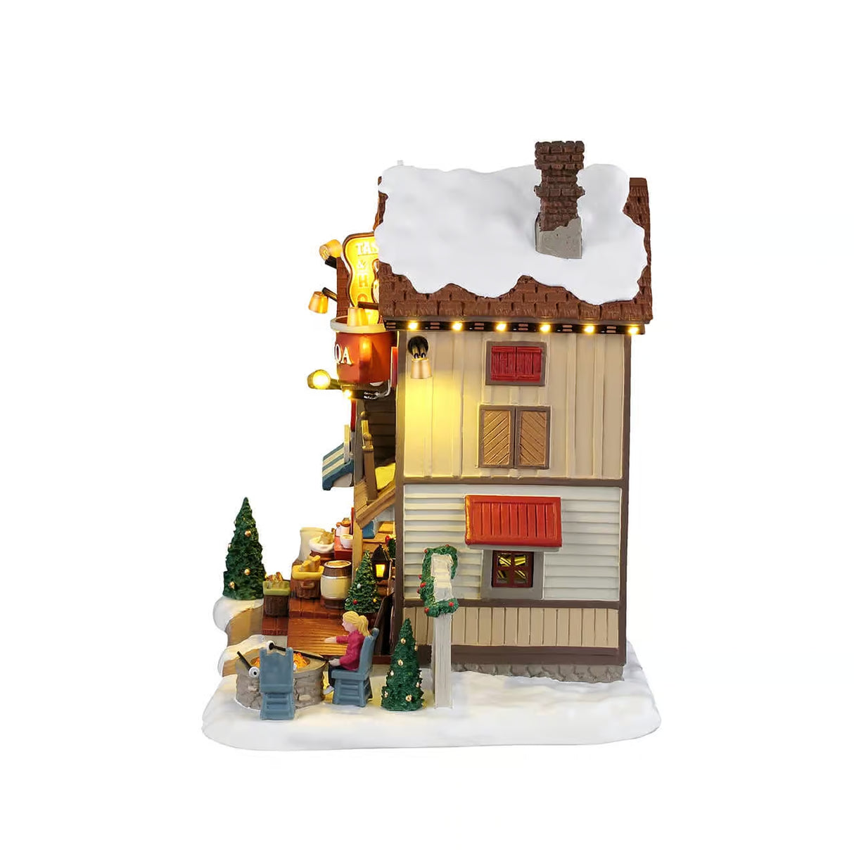 Lemax Harvest Crossing 21cm The Cocoa Shanty Village Scene - 65528
