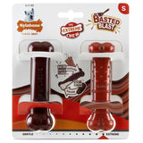 Nylabone Small Bacon & Steak Extreme Chew Basted Bone Twin Pack