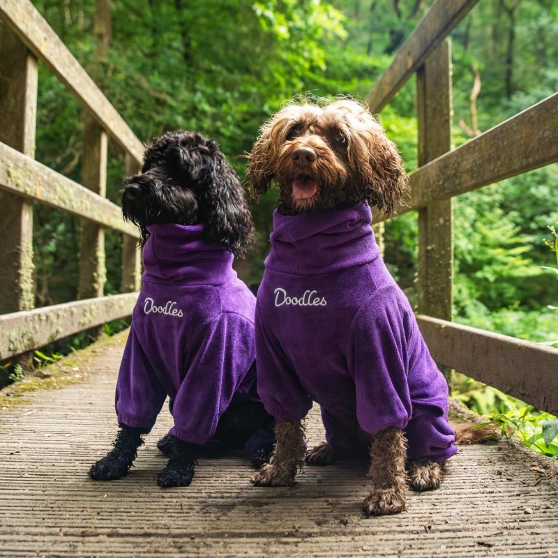 Doodles Large  Drying Robe