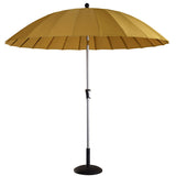 Hartman 2.7m Shanghai Round Crank & Tilt Parasol - Ochre
