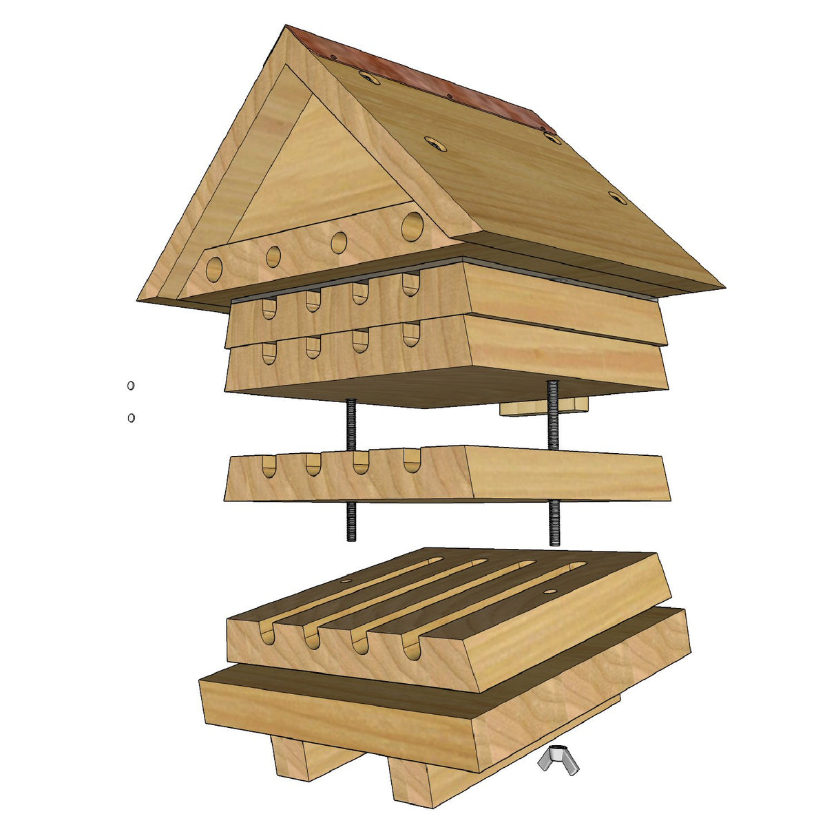 Wildlife World 21cm Interactive Solitary Bee Hive