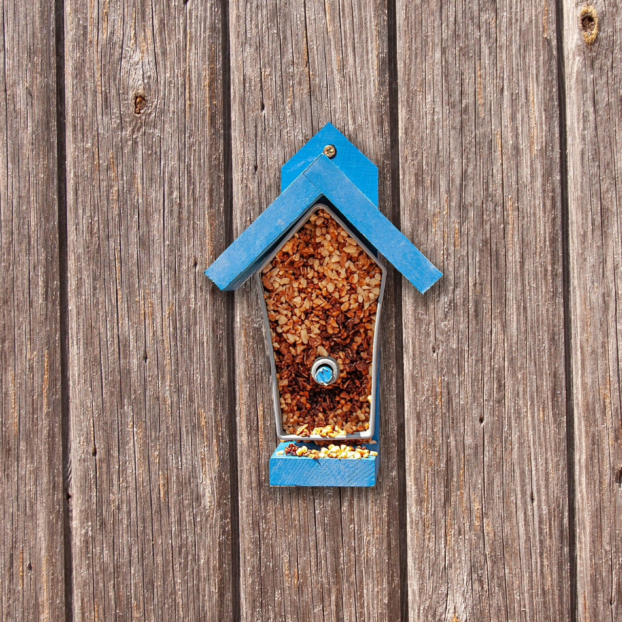 Dan Rouse Blue Birdie Bistro Bird Feeder