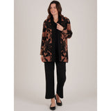 Tigi Longline Floral Cardigan - Brown