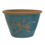 Woodlodge 34cm Light Blue Bouquet Terracotta Pot - YBOUQLB34