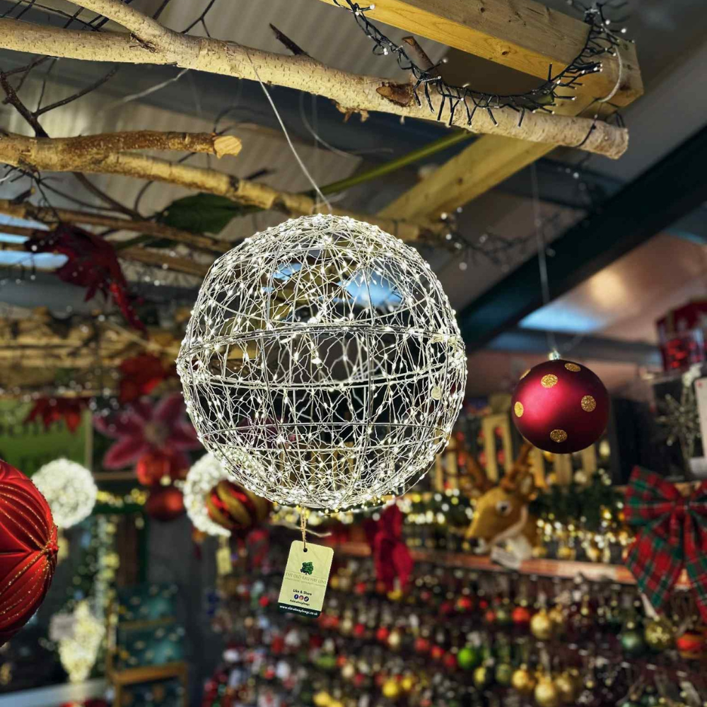 Decoris 38cm Micro LED Glitter Ball Light