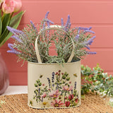 Richard Langs Cream Floral Metal Bag Decorative Ornament - 6FD101