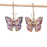 Richard Langs Floral Butterfly Metal Hanging Decorations (Choice of 4) - 6FD110