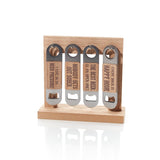 Richard Langs Wooden Beer Can Opener with Quote (Choice of 4)  - 6GM100