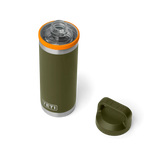 Yeti Rambler® 18oz (532ml) Chug Cap Bottle - Olive/Crab Orange
