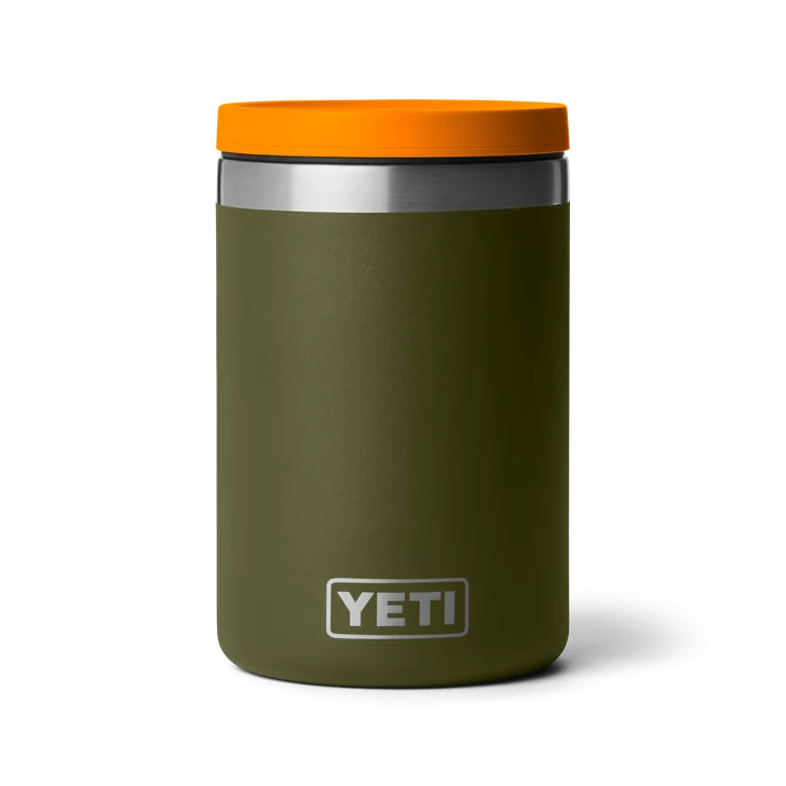 Yeti Rambler® 16oz (473ml) Insulated Food Jar - Olive/Crab Orange