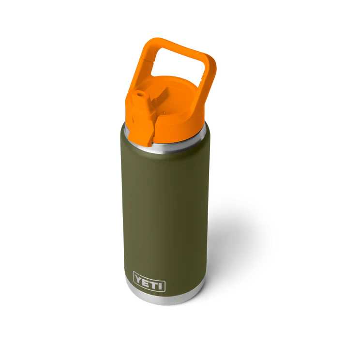 Yeti Rambler® 26oz (769ml) Straw Cap Bottle - Olive/ King Crab