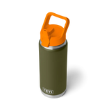 Yeti Rambler® 26oz (769ml) Straw Cap Bottle - Olive/ King Crab
