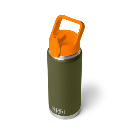 Yeti Rambler® 26oz (769ml) Straw Cap Bottle - Olive/ King Crab