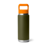 Yeti Rambler® 26oz (769ml) Straw Cap Bottle - Olive/ King Crab