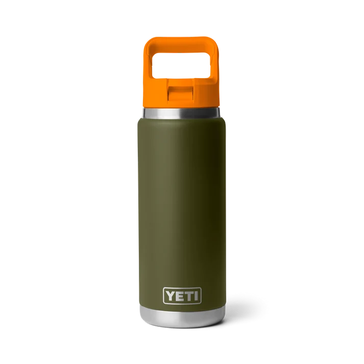 Yeti Rambler® 26oz (769ml) Straw Cap Bottle - Olive/ King Crab