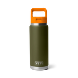 Yeti Rambler® 26oz (769ml) Straw Cap Bottle - Olive/ King Crab