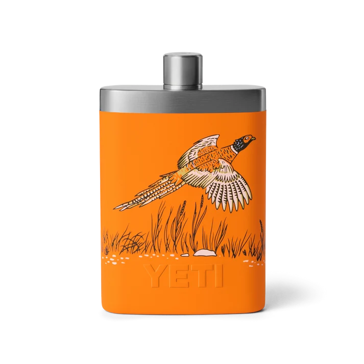 Yeti 7oz Upland Bird Flask - King Crab Orange