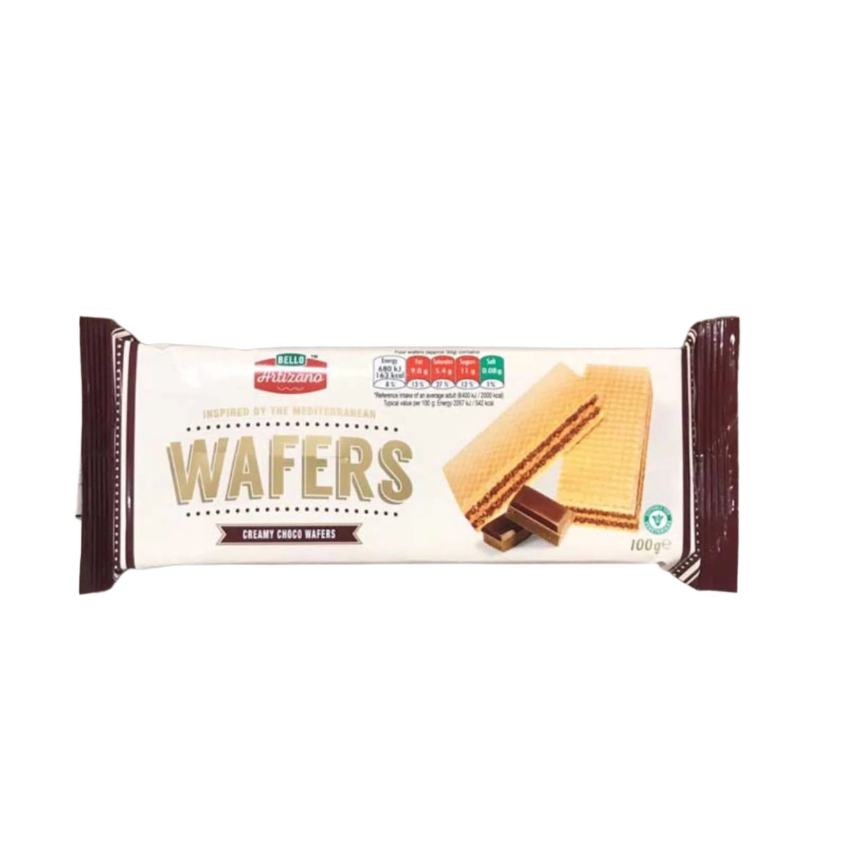 Bello Artizano 100g Chocolate Cream Wafers