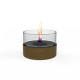 Tenderflame Cafe 18 Tabletop Candle Black Oak