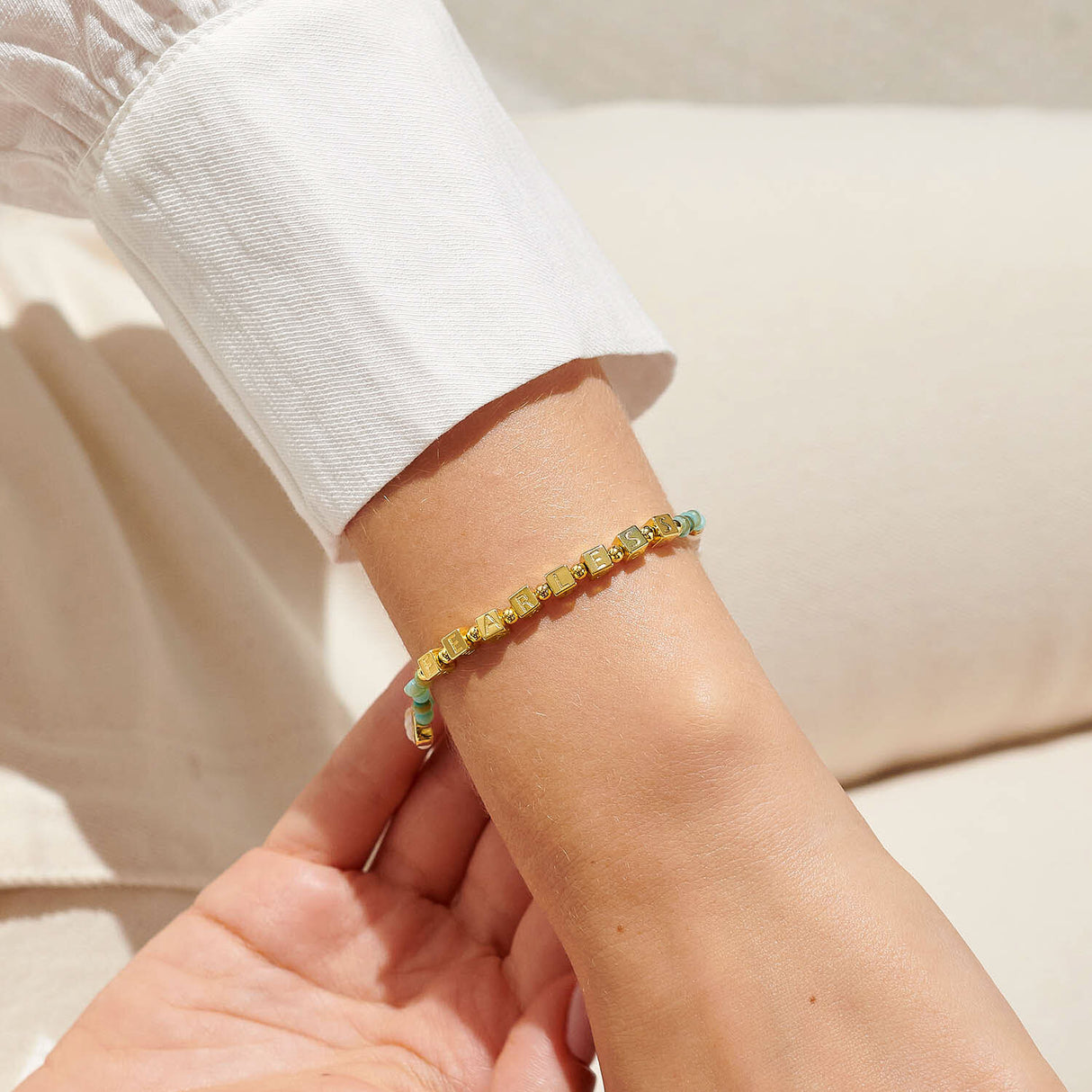 Joma Jewellery Gold Plated Happy Little Moments 'Fearless' Bracelet