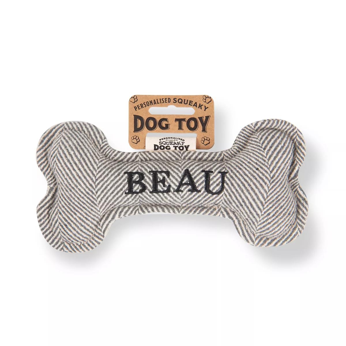 History & Heraldry Beau Squeaky Bone Toy
