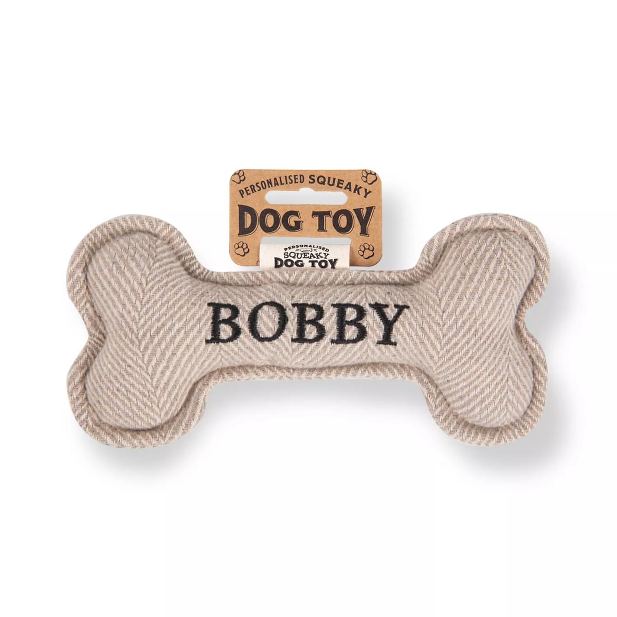 History & Heraldry Bobby Squeaky Bone Toy
